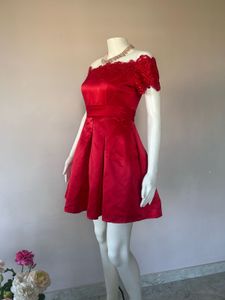 Red Off-Shoulder Party Dress DO NOT BARGAIN