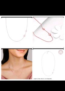 Giva Crossed Lovers Rose Gold Necklace