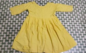 Cute Yellow Girls Dress