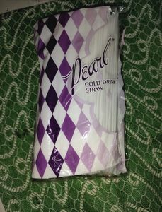 Plastic Straws White Color