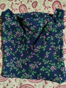 Floral Print Long Sleeve Top