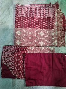 Double Bed Besheet With Pillow Cover
