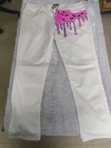 Custom Strawberry Jeans