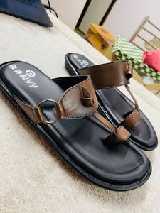 Pure Leather Slipper