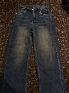 Wide Leg Vintage Denim Jeans