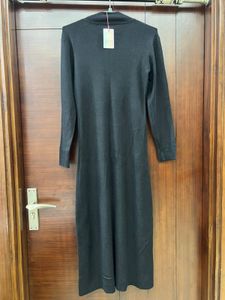 Black Turtleneck log Dress