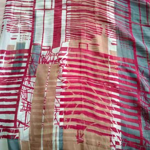 🛍️2 Used Sarees Golden&amp;Black, White&amp; Red  ⭐⭐⭐⭐