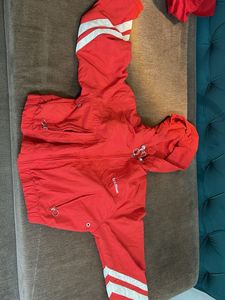 Red Hooded Jacket