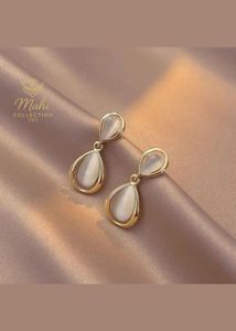 Teardrop Opal Earrings