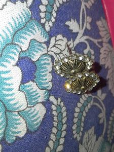 Vintage Rhinestone Stud Earrings