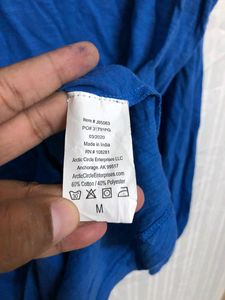 Blue Long Sleeve T Shirt