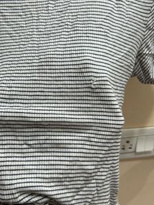 White Striped Top
