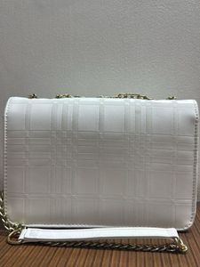 Burberry White Sling Bag
