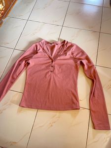 Harpa Ribbed Long Sleeve Top