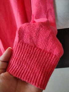 Pink Long Tshirt For Women