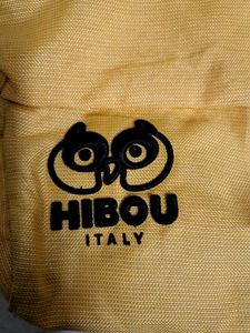 Vintage Hibou Italy Yellow Backpack