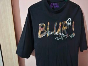 Oversized &#39;BLUR!&#39; Graphic Tee