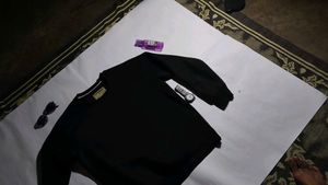 Comeco Black Crewneck Sweatshirt