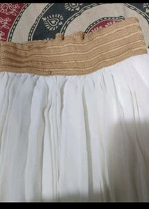 Flowy White Palazzo Pants