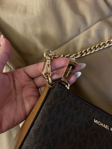Michael Kors Mini Shoulder Baguette Bag