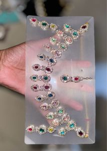 malti colour diamond Jewellery Set✨❤️