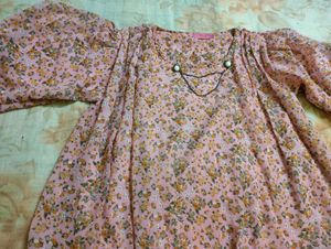 Floral Puff Sleeve Top 💗
