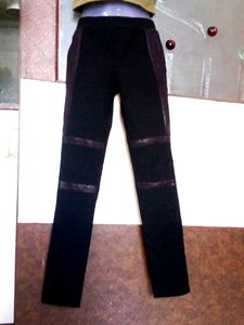 Black Shimmering Pant