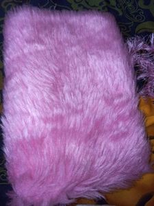 Handmade Pink Furry Sling Bag