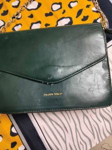 Allen solly  Green Crossbody Bag