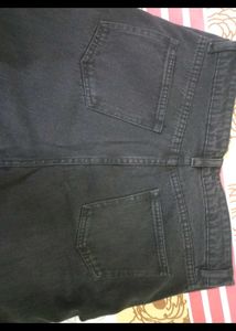 straight cut black jeans for women