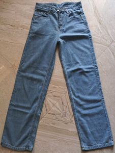 Denim Straight Pants
