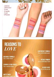 MyGlamm Powder Blush gush lipstick