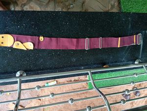 Vintage Burgundy Belt