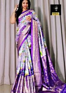 Stiched Blouse With saree One Time Used