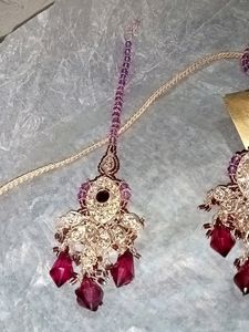 Heavy Stone Bridal Jewellery Set