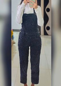 Black Dungree For Girls