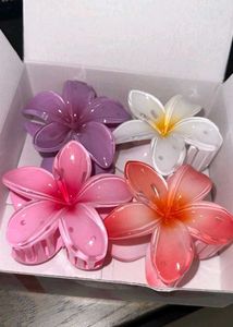 Flower Hair Claws Pack Of 3 Pcs