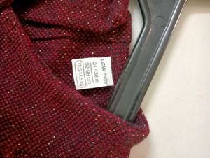 Burgundy Sparkle Romper