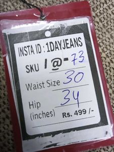 I@73 Size-30 (Sale) Latest Ladies high waist Jeans