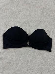 Black Strapless Bra