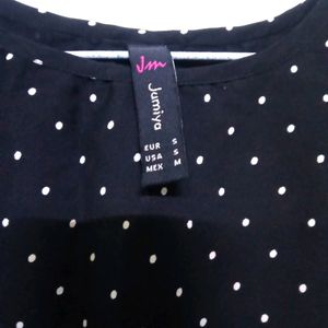 Black Short Sleeve Comfy Midi Dress ♠️