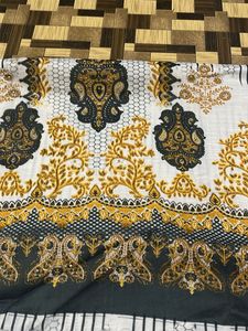 Pakistani Printed Slub Unstitched Kurti Fabric