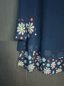 Floral Navy Blue Top