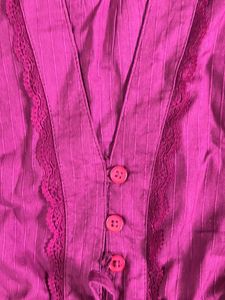Magenta Cotton Top