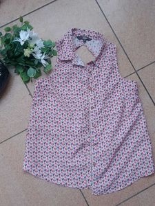 Cute Heart Print Top