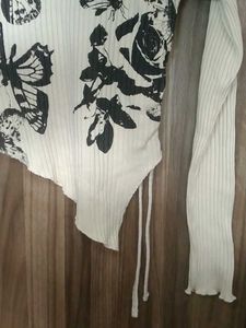 Butterfly Print Top