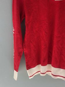 Red Knit Jox Sweater