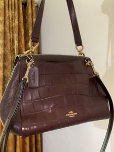 Coach Embossed Croc Satchel OG