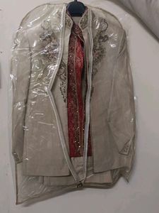 Elegant Men's Ethnic Sherwani 3 Piece Set