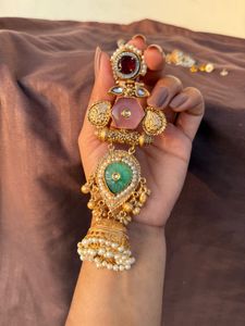 Gold Plated Light Weight Handcrafted Jhumki